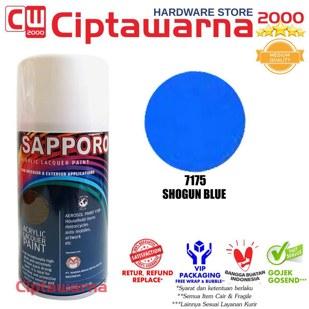 CAT SEMPROT SAPPORO SAPORO 7175 SHOGUN BLUE 300ML