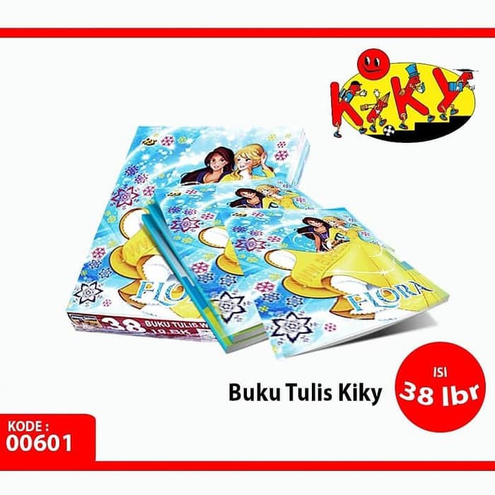 

Buku Tulis Kiky 38 Lembar (10 buku)