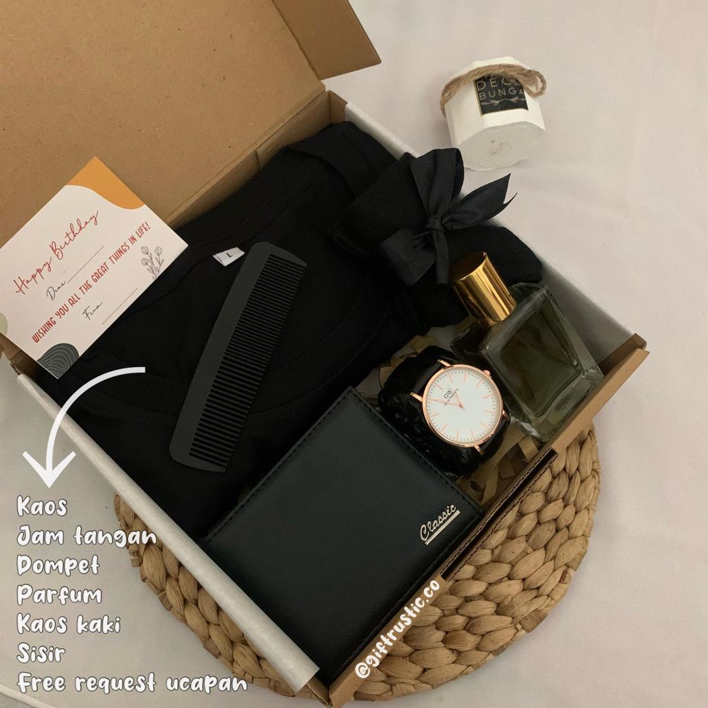 Hampers Hadiah Cowok / Kado Ultah Pacar / Hampers Kado Ulang tahun Cowok Pria Pacar Sahabat Giftbox 
