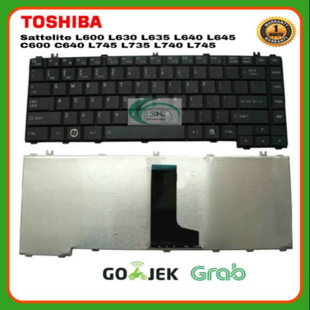 Keyboard Toshiba Satellite L730 L735 L740 L745 L740D L730D L735D L740D L600 L630 L635 L640 L645