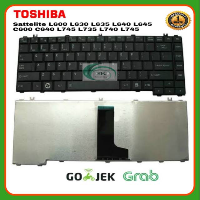 Keyboard Toshiba Satellite L730 L735 L740 L745 L740D L730D