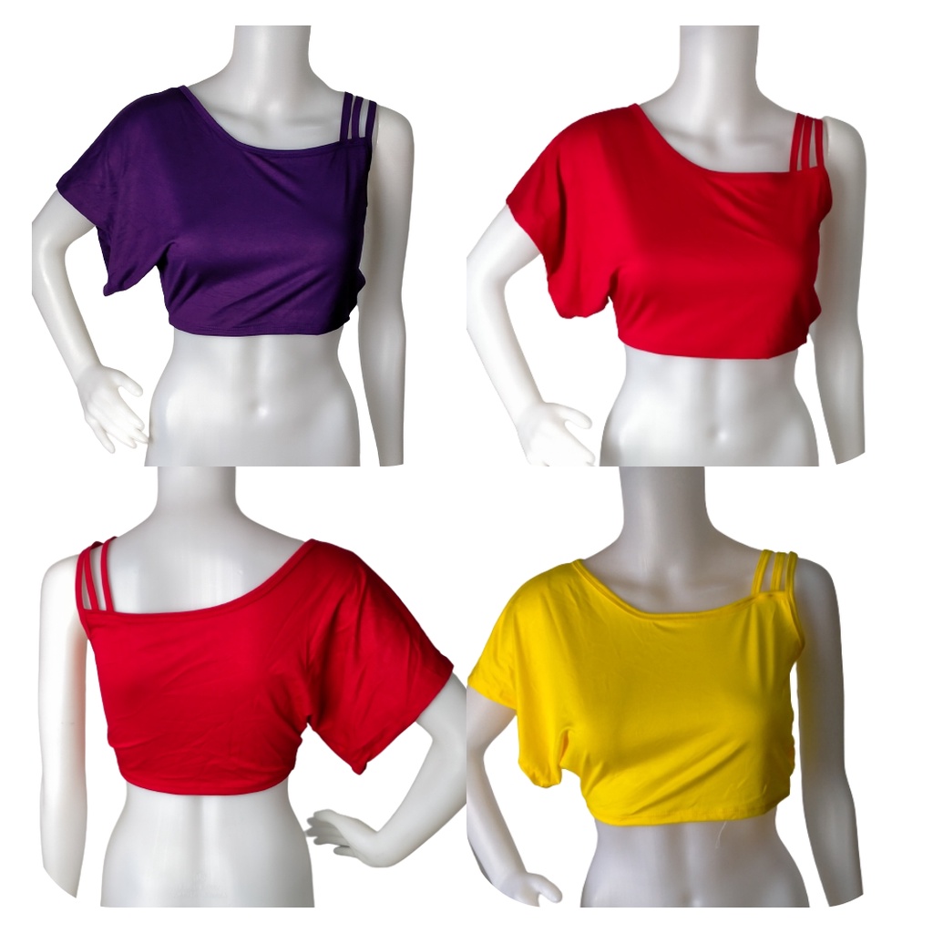 BAJU BELLY DANCE ATASAN SENAM CROP TOP