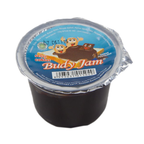 

BUDY JAM Chocolate Jam Spread 150gr - Selai Oles Cokelat Cup