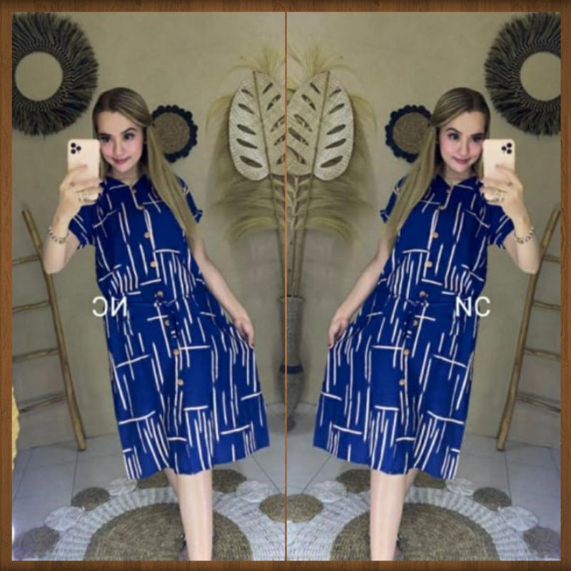 Daster Andin Motif Pagar Terbaru Model Elegan & Trendy