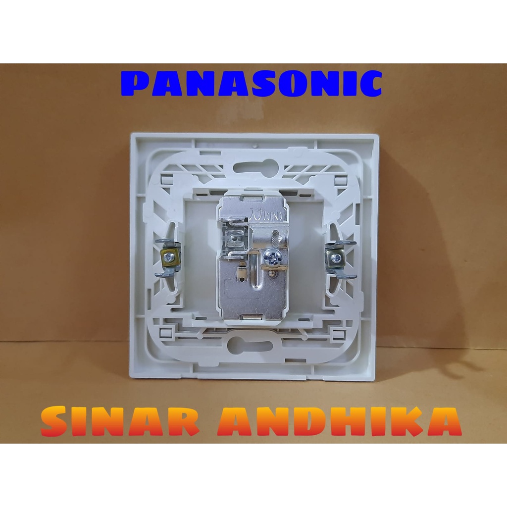 MODUL / JACK TV + FRAME PUTIH STYLE E PANASONIC WESJ 78019W+WEJ 2501