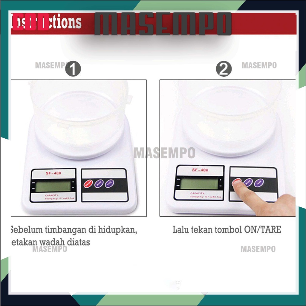 Timbangan Dapur Digital / Electronik Kitchen Scale / Timbangan Kopi 7 10 kg /LSH-SF- 400