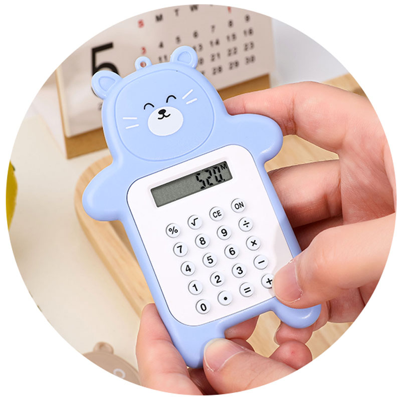 Creative Cartoon Mini Calculator Portable Cute Calculator School Supplies