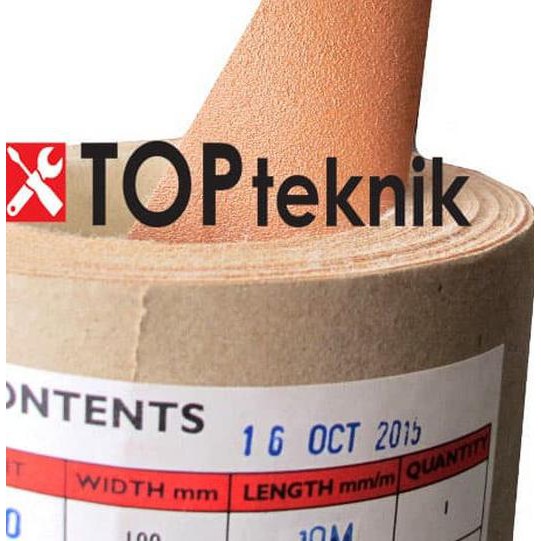 ⅍ Amplas Meteran Velcro /prepet Gold grit 120 (kasar) Dry Sanding per 1M ☟