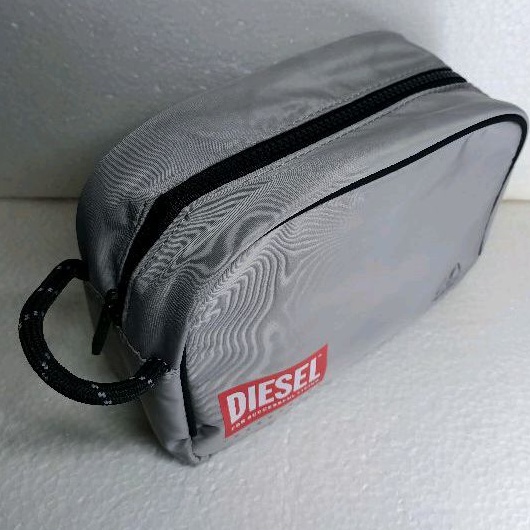 ORIGINAL POUCH DIE SEL GRAY / DOMPET KOSMETIK DIE SEL ABU-ABU PARASUT