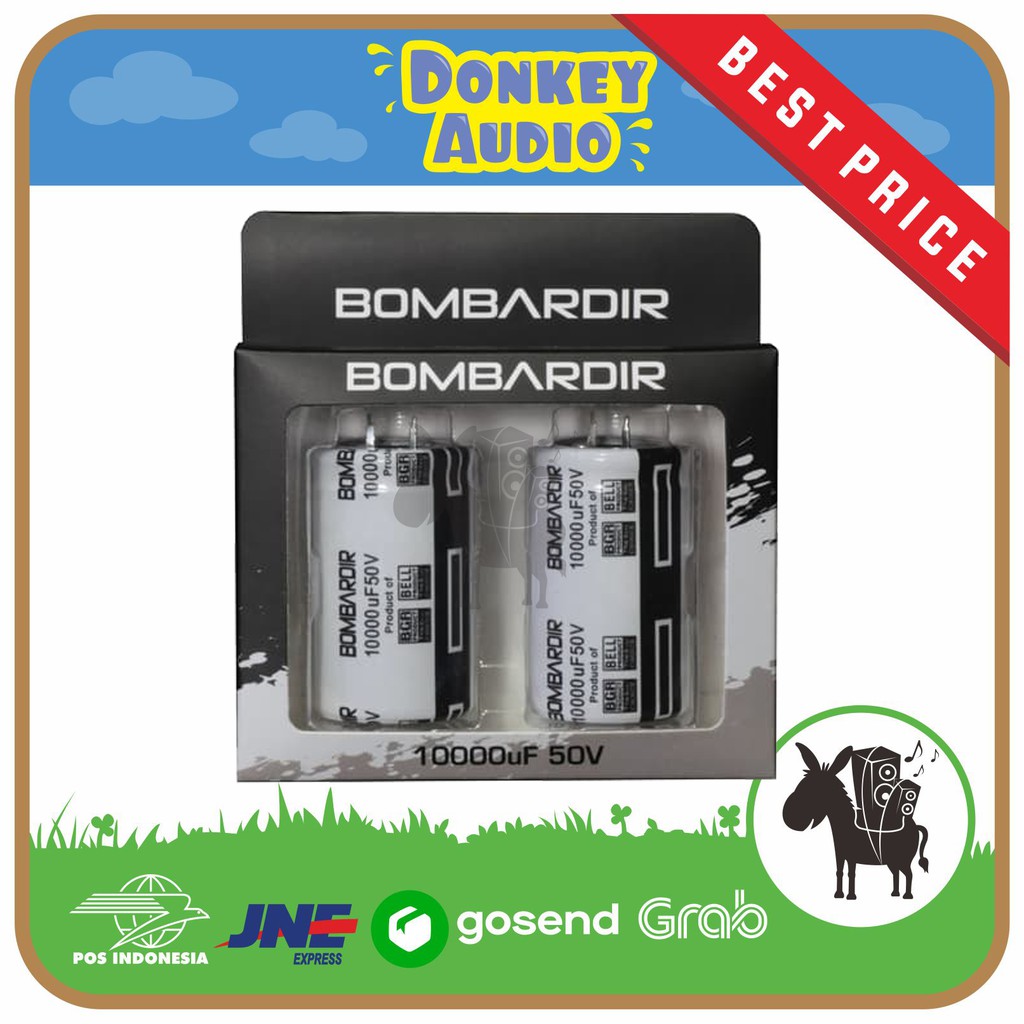 Elco Elko Kapasitor Capacitor Bombardir 10000uF 50V POWER PSU AUDIO (2 PCS)