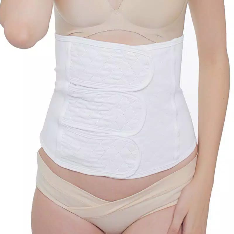 Mooimom C773W Postpatrum Gauze Belt 3 stage ( Korset Pasca Melahirkan )