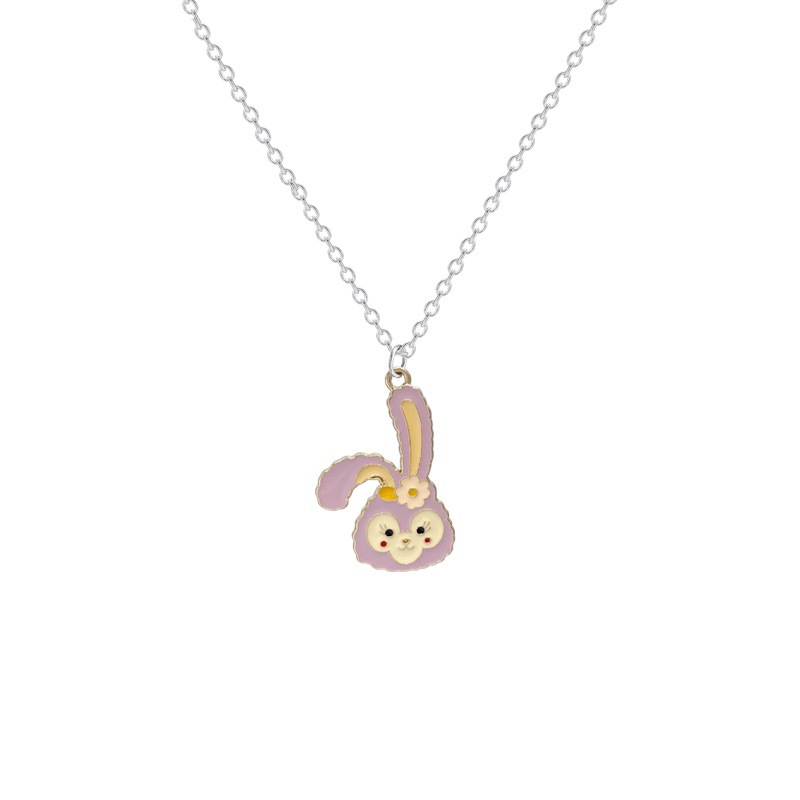 Kalung Liontin Kartun Kuromi Melody Bahan Titanium Steel Untuk Wanita