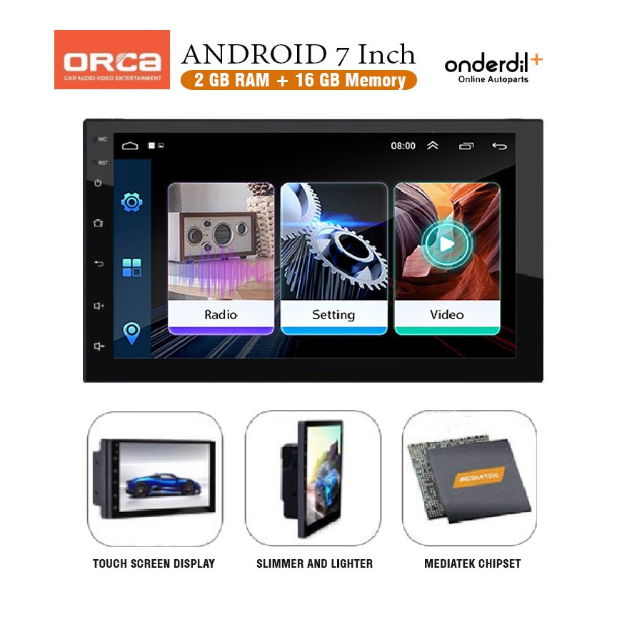 Head Unit TV Android ORCA 7" inch Univesal