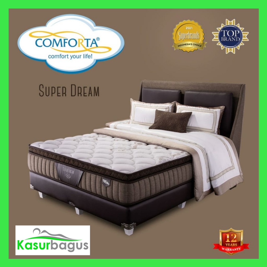 Jual Comforta Kasur Springbed Super Dream - Full Set 100x200 | Shopee ...