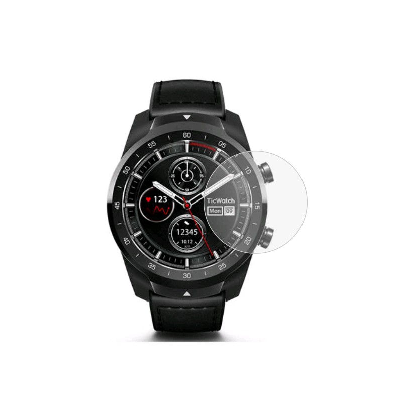 Pelindung Layar Tempered Glass Hd Anti Gores Untuk Smartwatch Ticwatch Pro 2020