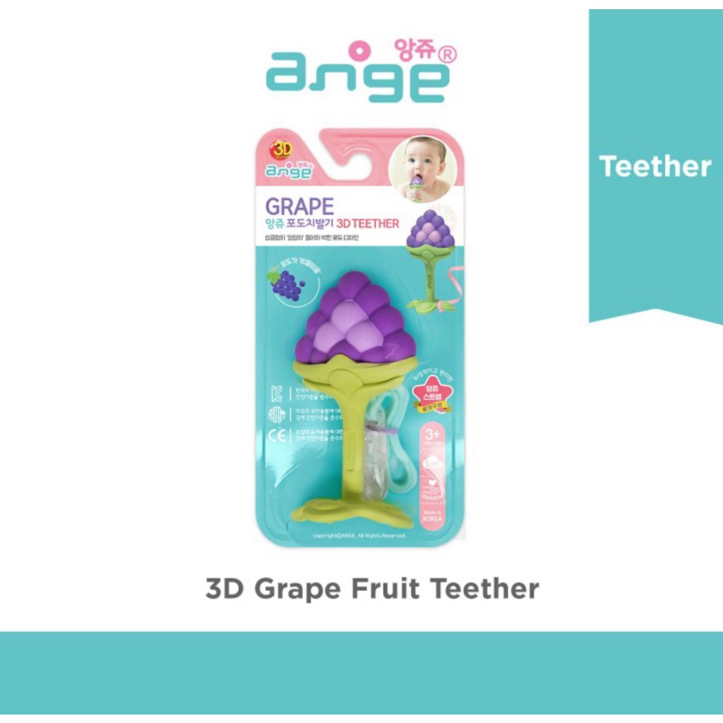 Ange 3D fruit Teether CLip / Gigitan Bayi