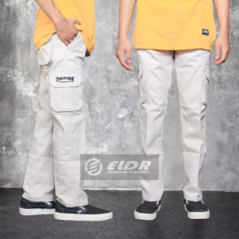 Celana Pria Cargo Panjang Thrasher 28 sd 34 Catton Twill Celana Outdoor Hiking-5