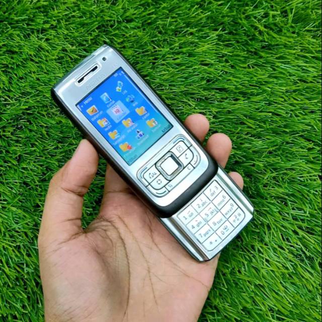 Hp jadul Nokia E65 slide slim original hp unik hp langka normal anti sadap no nokia e66 e71 e72