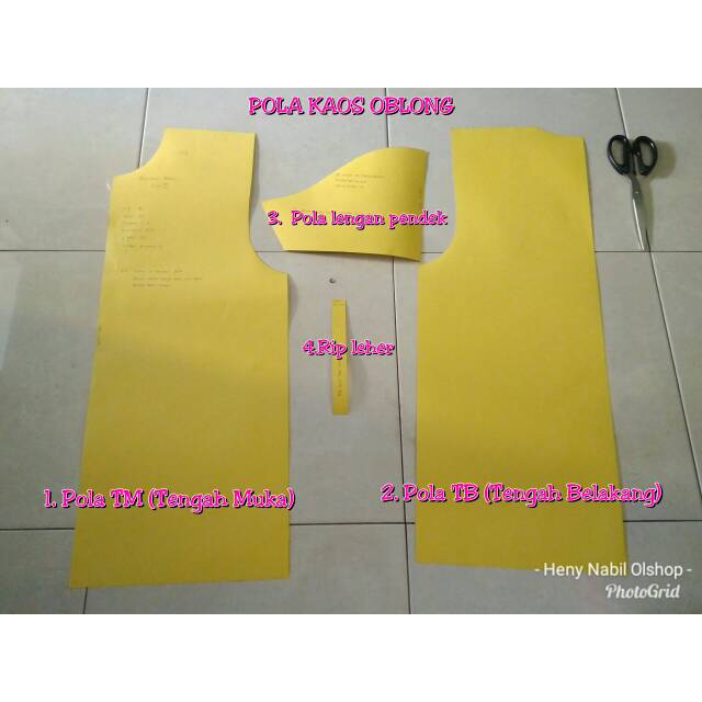 POLA KAOS OBLONG PRIA Shopee  Indonesia