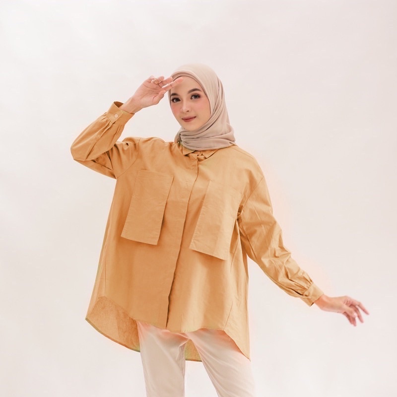 BEFAST - ZRD OOTD Wanita Kemeja KEIRI / DANETTA KEMEJA OVERSIZE / Kemeja Jumbo / Kem Polos Lengan Panjang / Atasan Wanita Terbaru 2022 / Fashion Wanita Kerja / Kemeja Kekinian Terlaris Di Kalangan Remaja