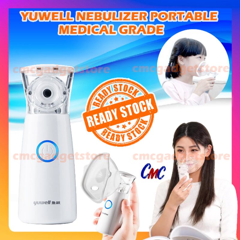 Andon Nebulizer Mini Portable Ultrasonic Mesh Terapi Uap Asma