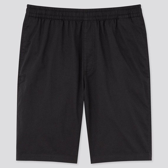 UNIQLO Celana Pendek Relax DRY Stretch / Loungewear Pria - Black