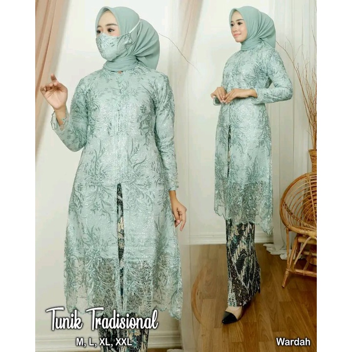 Set Tunik TradisionaL || Set Kebaya Tille Premium || Sale!! Set Kebaya Masa Kini || Set Kebaya Wisuda Remaja Modern || Seragam Pesta TradisionaL