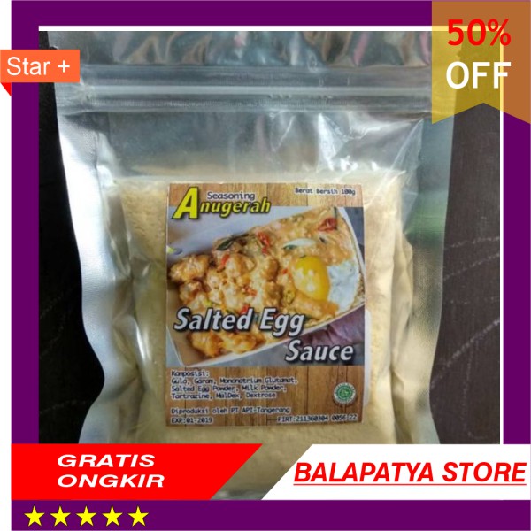 

LIMITED EDITION!!! Salted Egg Sauce Powder 100 g Saus Salted Egg Telor asin