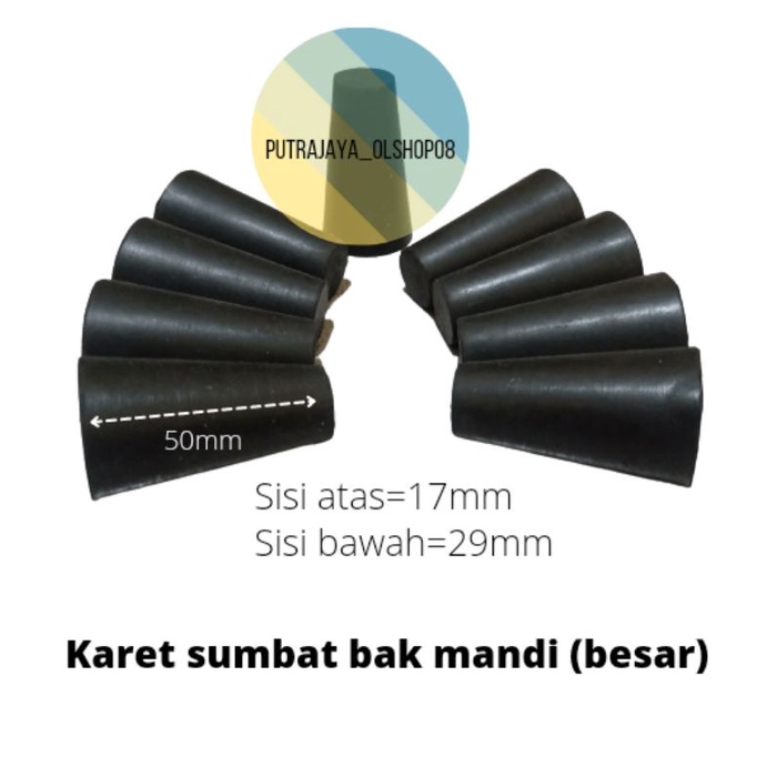 karet sumbat bak mandi (besar)