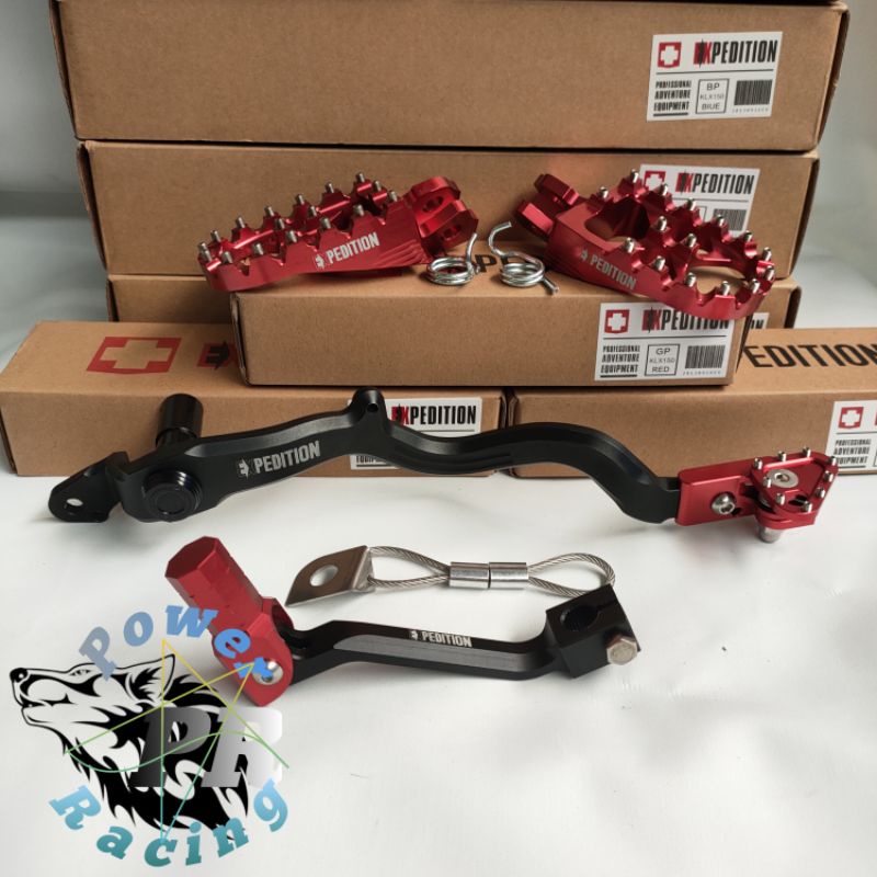 pedal rem expedition crf 150 set footstep depan expedition crf 150 set pedal operan gigi expedition 