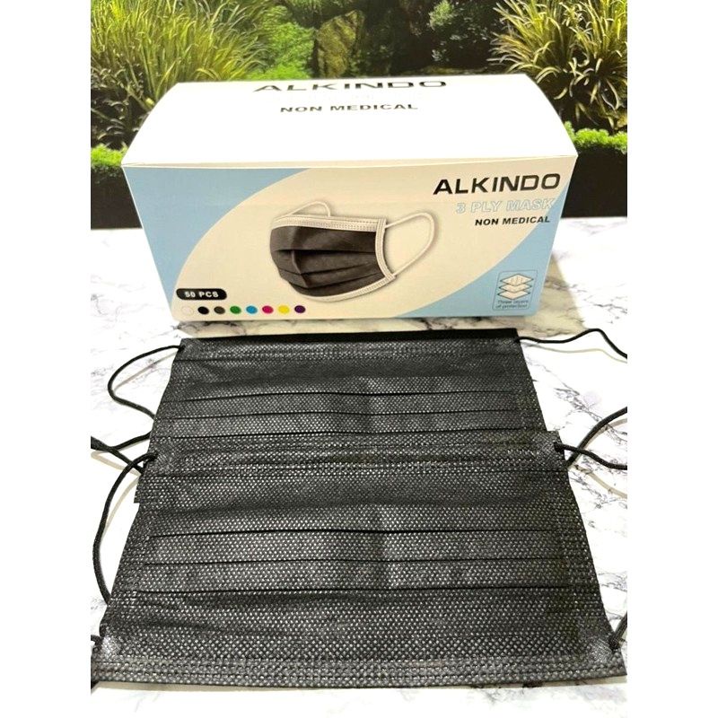 Masker 3ply isi 50 pcs Alkindo masker earloop