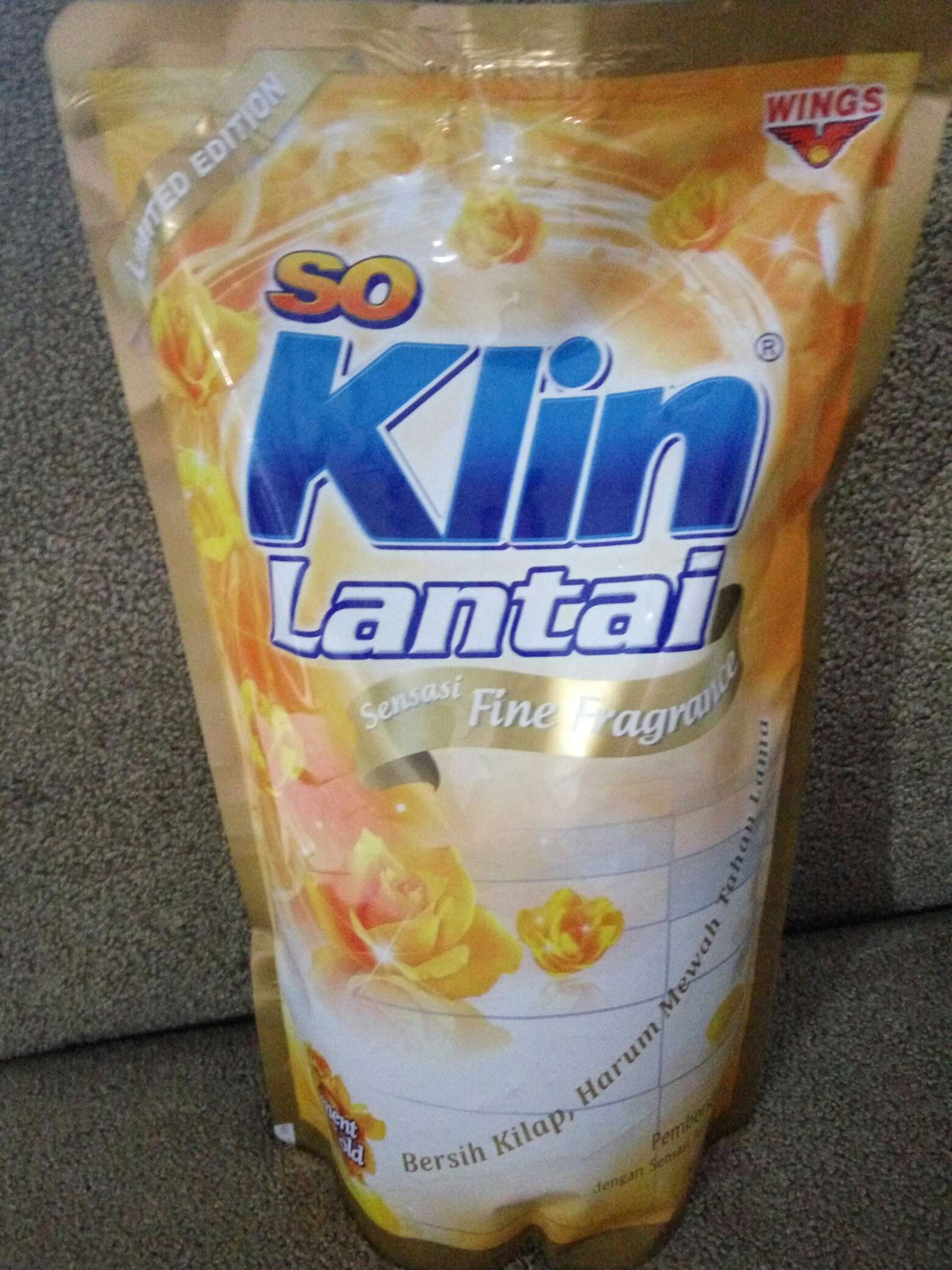 So Klin Lantai - Sensasi Baby & Fine Fragrance - Limited Edition - Refill 800ml