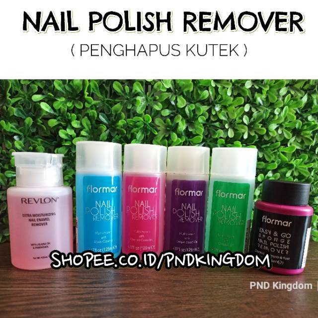 Original Flormar Penghapus Kutek Halal Nail Polish Remover Made In Turkey Fancy Shopee Indonesia