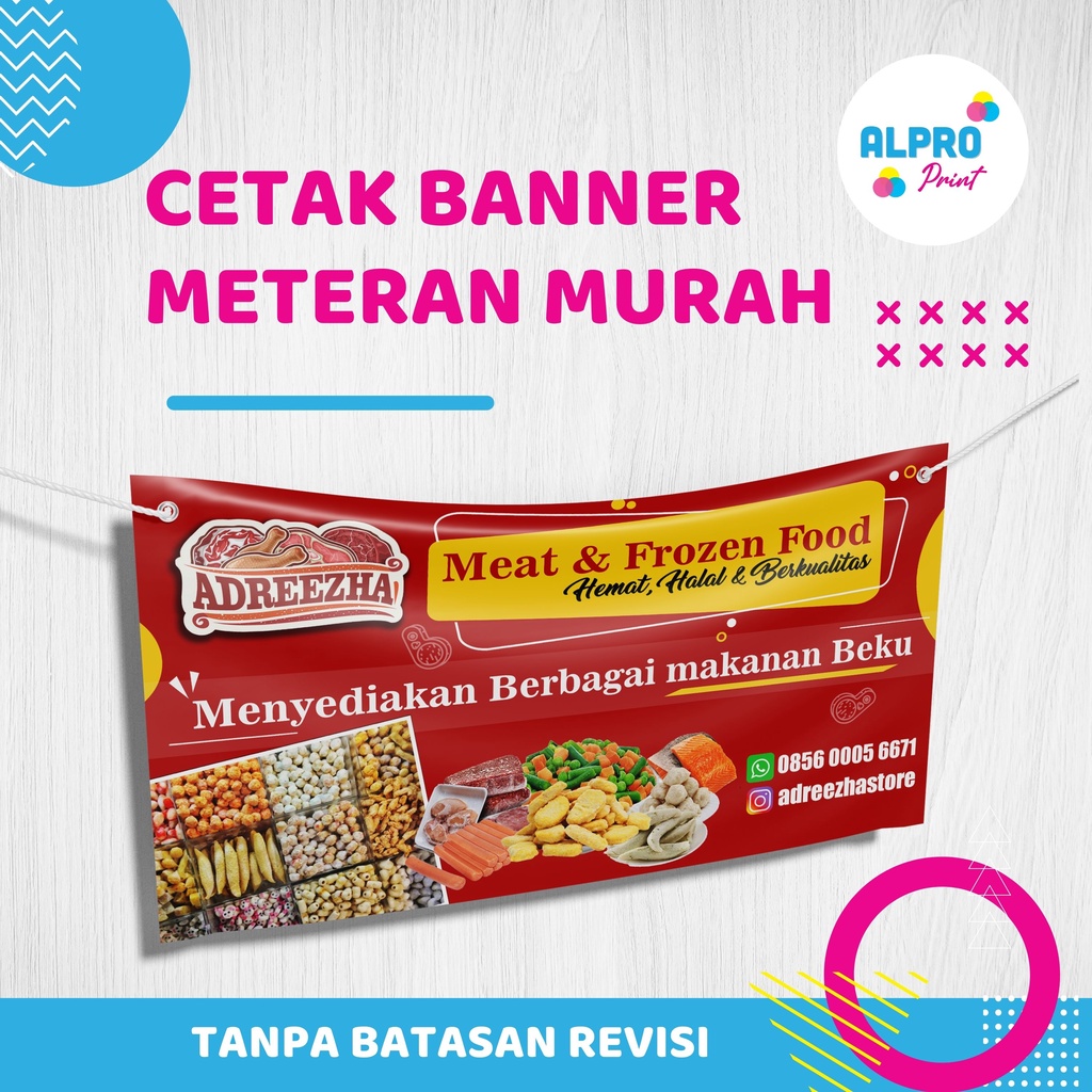 Jual CETAK BANNER MURAH | BISA SAMPAI 5 METER | DESIGN BISA KAMI ...