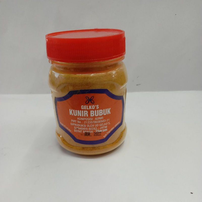 

Gelko's Kunir Bubuk 75gr