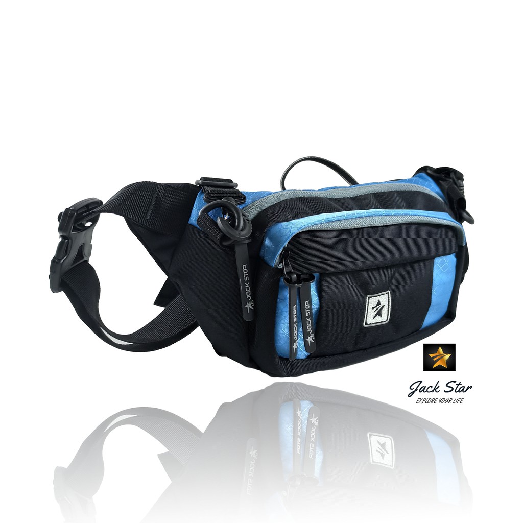 Tas Slempang Pria Tas Selempang Outdoor Tas Sepeda MTB Jackstar Waistbag Multifungsi Waist Bag Multifungsi Tas Selempang Multifungsi Tas Selempang Outdoor Multifungsi Slingbag Multifungsi