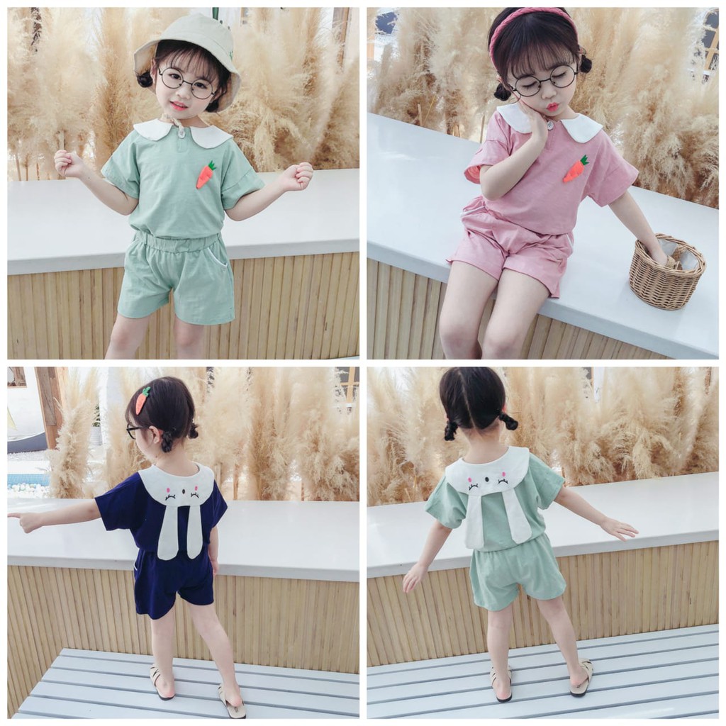 Bunny Girl Short Set/ Setelan Anak Perempuan