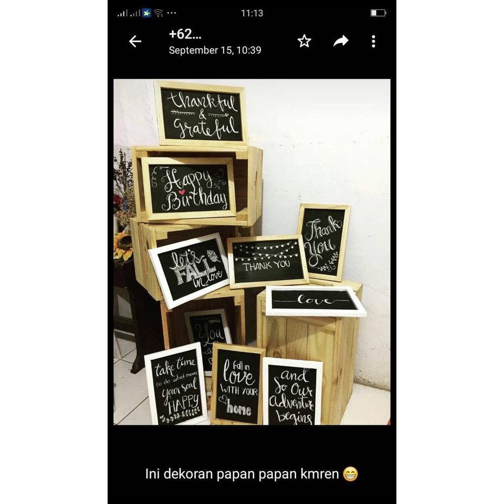 Papan Tulis Kapur Kecil Murah Prewed papan tulis mini papan kecil