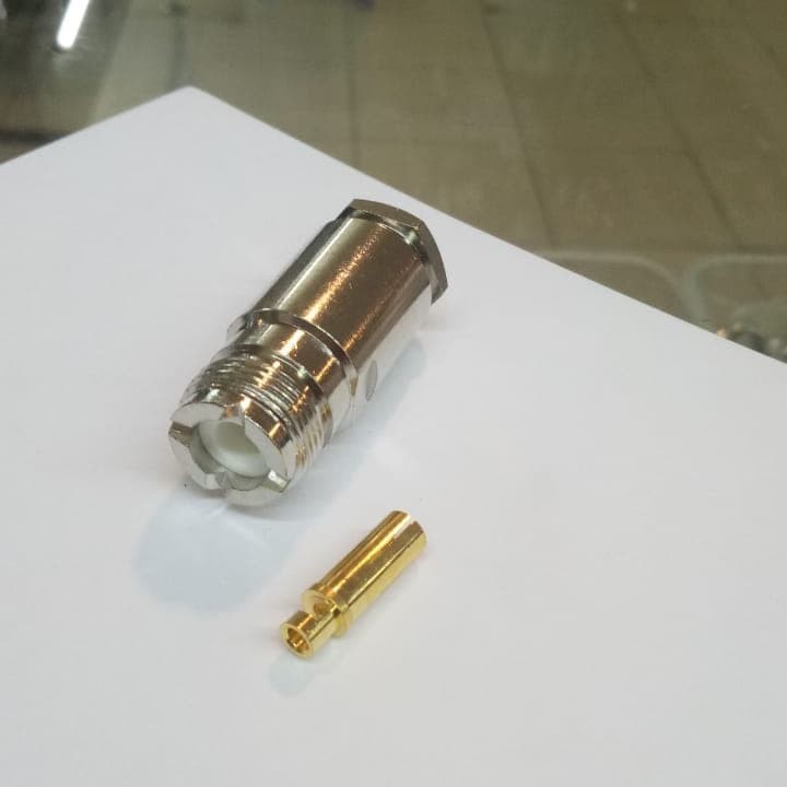 connector pl female rg8 clamp