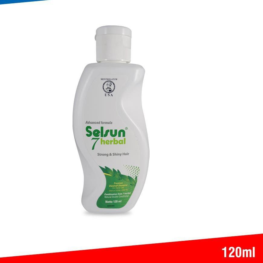 SELSUN 7 Herbal Shampoo 120ml / Strong &amp; Shiny Hair