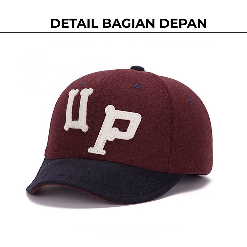 Topi Pria Wanita Baseball Snapback Visor Lipat UP Fashion style Korea HipHop kualitas import TWK