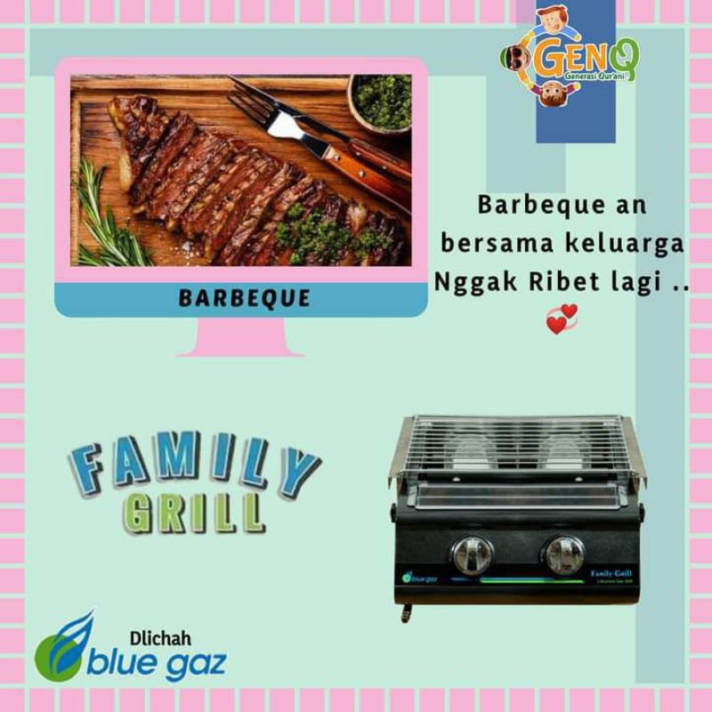 Family Grill 2 Tungku