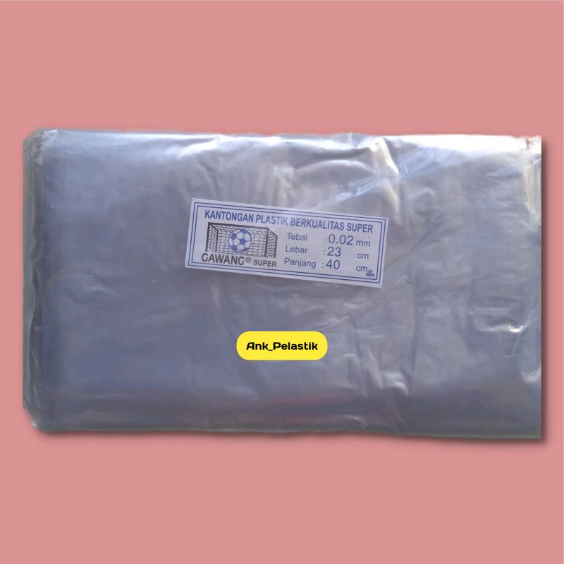 Plastik PP Bening 02mm×23cm×40cm Kantong Plastik Cap Gawang Plastik Snack Plastik Makanan Plastik Pa
