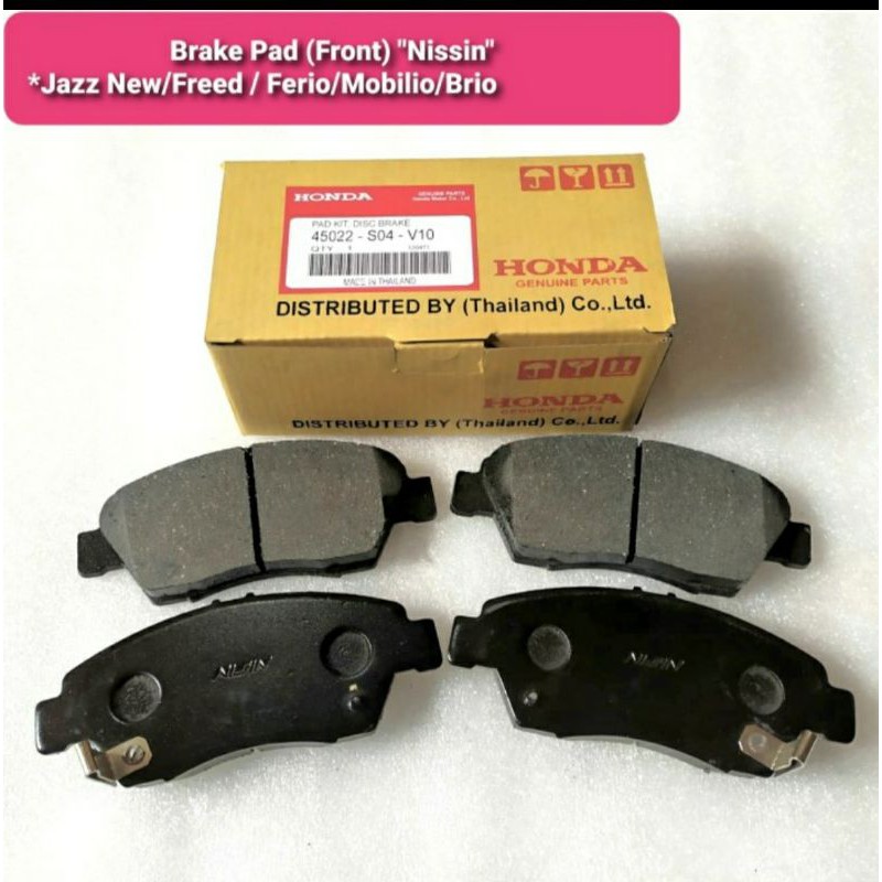 Kampas kanvas Rem Depan Brake pad Front Honda MOBILIO 1Set