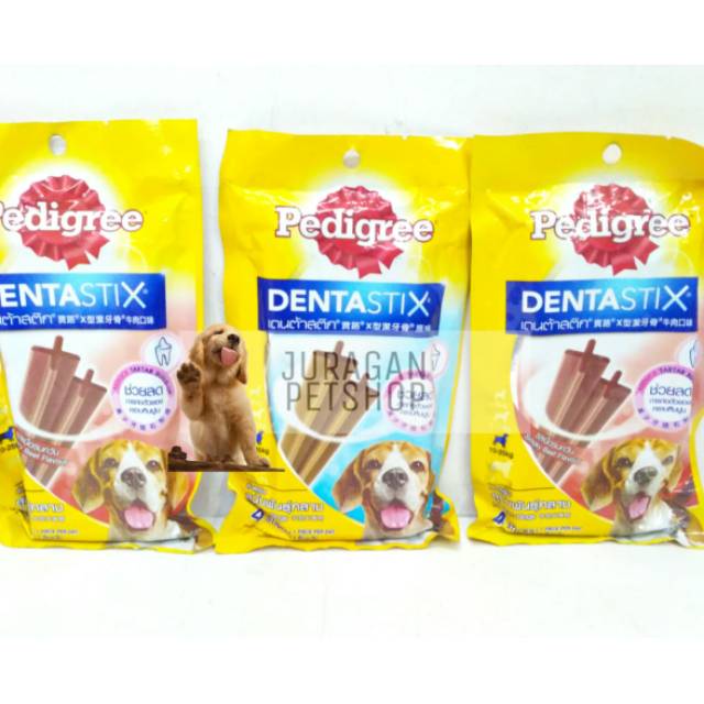 DentaStix Pedigree Medium Dog 75gr |Snack Anjing