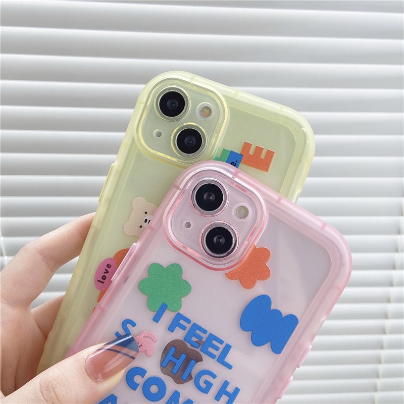 Soft Case Bahan Silikon Anti Jatuh Tahan Banting Untuk Iphone 13 12 11 Pro MAX 7 + 8Plus SE XR XS MAX