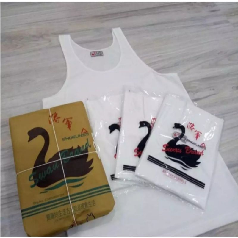 kaos dalam pria singlet swan pria