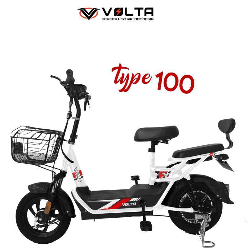 Sepeda Listrik Volta 100 - New Model and Mate Color