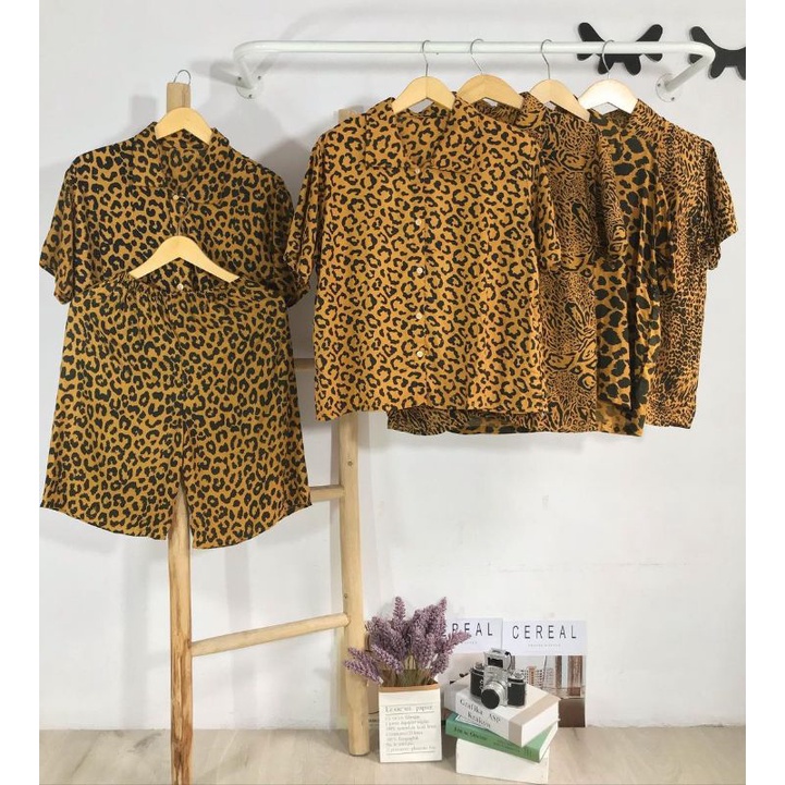 ONE SET LEOPARD PENDEK