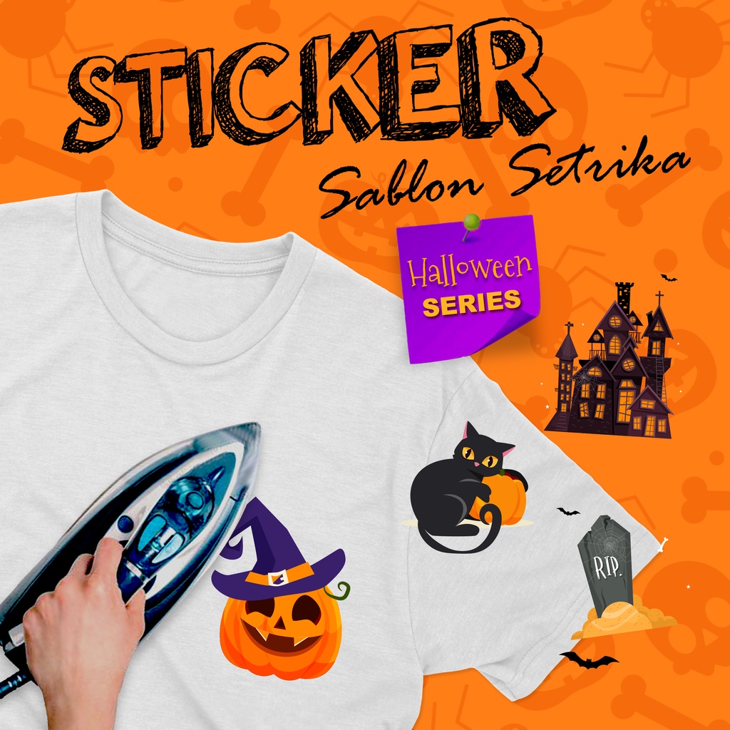 STICKER HALLOWEEN STIKER LUCU STICKER SABLON KAOS HALLOWEEN STIKER TRICK OR TREAT STICKER HORROR STIKER KUCING STIKER PRAKARYA STIKER GOSOK STICKER SETRIKA MURAH STIKER SEKOLAH STICKER BAJU MURAH STICKER CAT STICKER SIHIR STIKER TAS STIKER CELANA MURAH